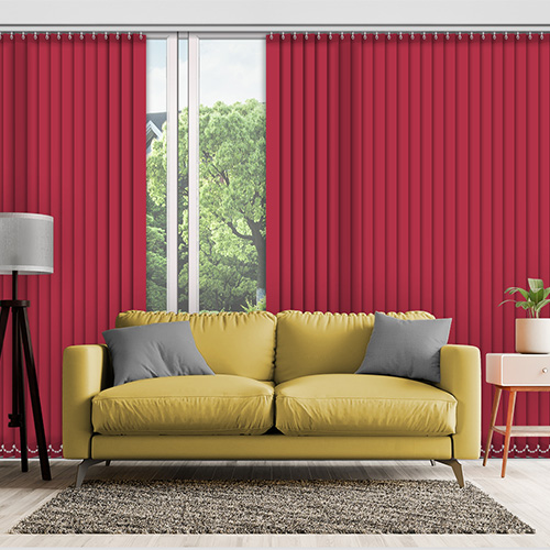 Polaris Poppy 89mm Dimout Lifestyle Vertical blinds