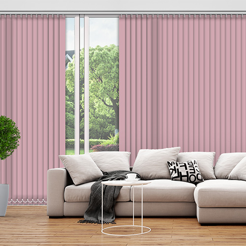 Polaris Rose 89mm Dimout Lifestyle Vertical blinds