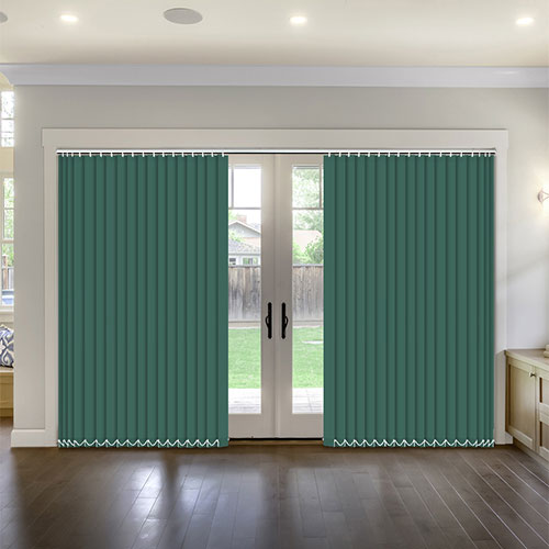 Polaris Grass Blockout Lifestyle Vertical blinds