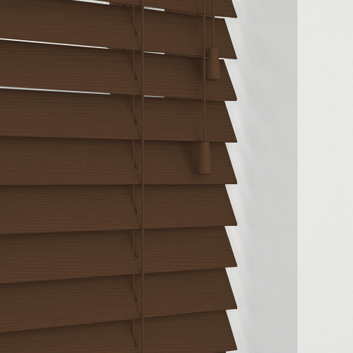 Hot Chestnut Basswood Lifestyle Wooden blinds