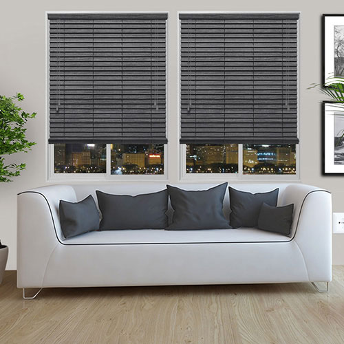 Raven Black Lifestyle Wooden blinds