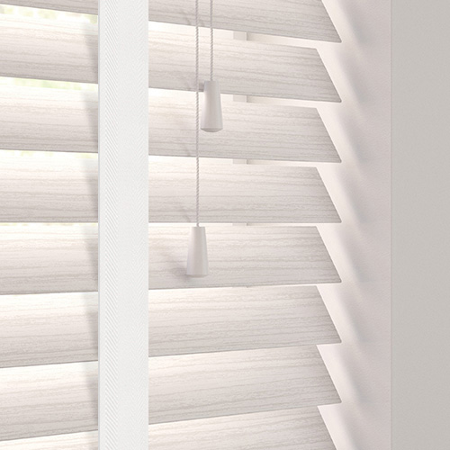 Allura Oak & Arctic Tape Lifestyle Wooden blinds