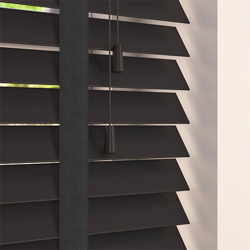 50mm Chroma & Jet Tape Lifestyle Wooden blinds