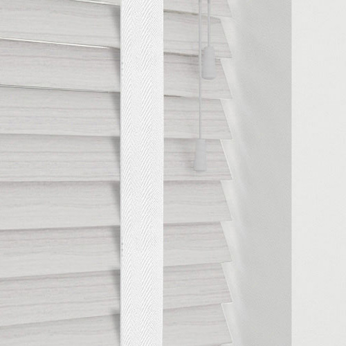 Native Off White & White Tape Lifestyle Wooden blinds