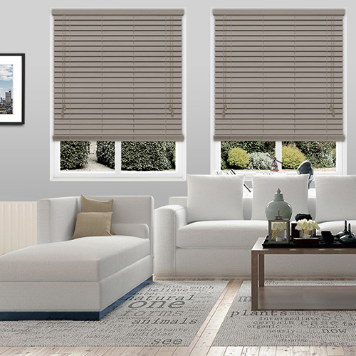 Dusty Acacia Wooden Venetian Blind | Blinds4UK