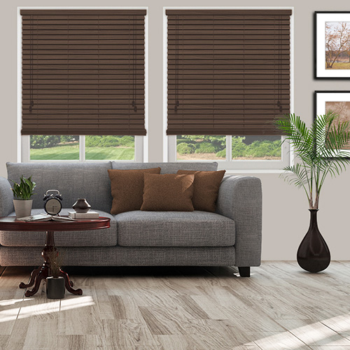 Inferno Walnut Lifestyle Wooden blinds