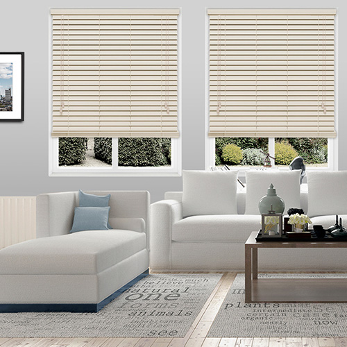 Mirren Cream Lifestyle Wooden blinds