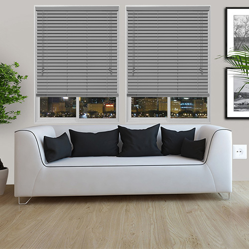 Urban Light Grey Lifestyle Wooden blinds