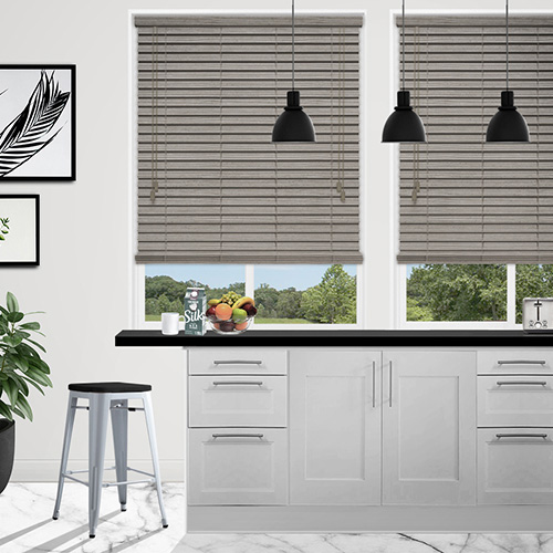 Urban Spec Silver Lifestyle Wooden blinds