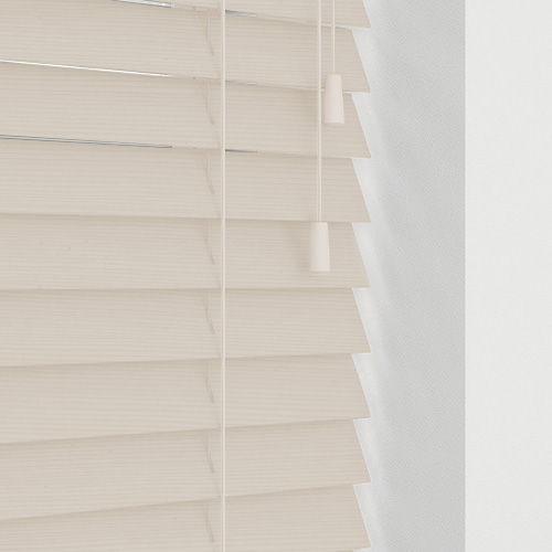 Faux Creme Grain Lifestyle Wooden blinds