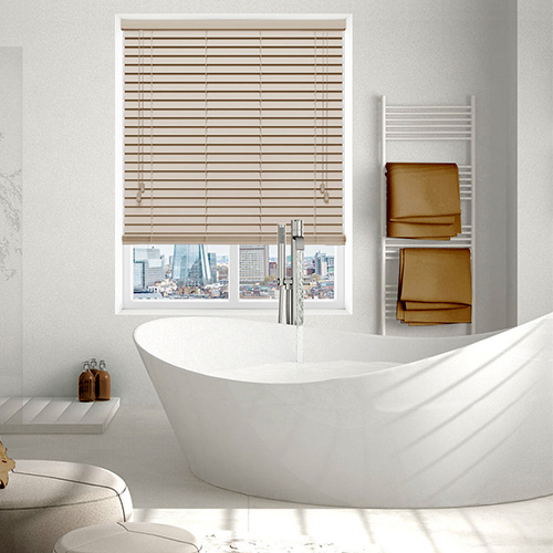 Faux Creme Lifestyle Wooden blinds