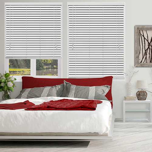 Honest White Lifestyle Wooden blinds