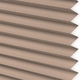 Click Here to Order Free Sample of Micro Infusion Taupe Plain Pearl INTU Pleated Blinds