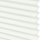 Click Here to Order Free Sample of Micro Infusion White Plain Pearl INTU Pleated Blinds