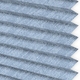 Click Here to Order Free Sample of Micro Radiance Atlantic Blue Pleated INTU Pleated Blinds