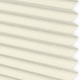 Click Here to Order Free Sample of Micro Ribbons Cream Jacquard Pearl INTU Pleated Blinds