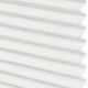 Click Here to Order Free Sample of Micro Ribbons White Jacquard Pearl INTU Pleated Blinds