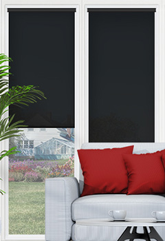 Atlantex Black Roller Shade Thumbnail image