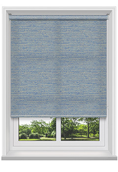 Atlantic Navy Roller Blind - Waterproof Blackout Pvc | Blinds4UK